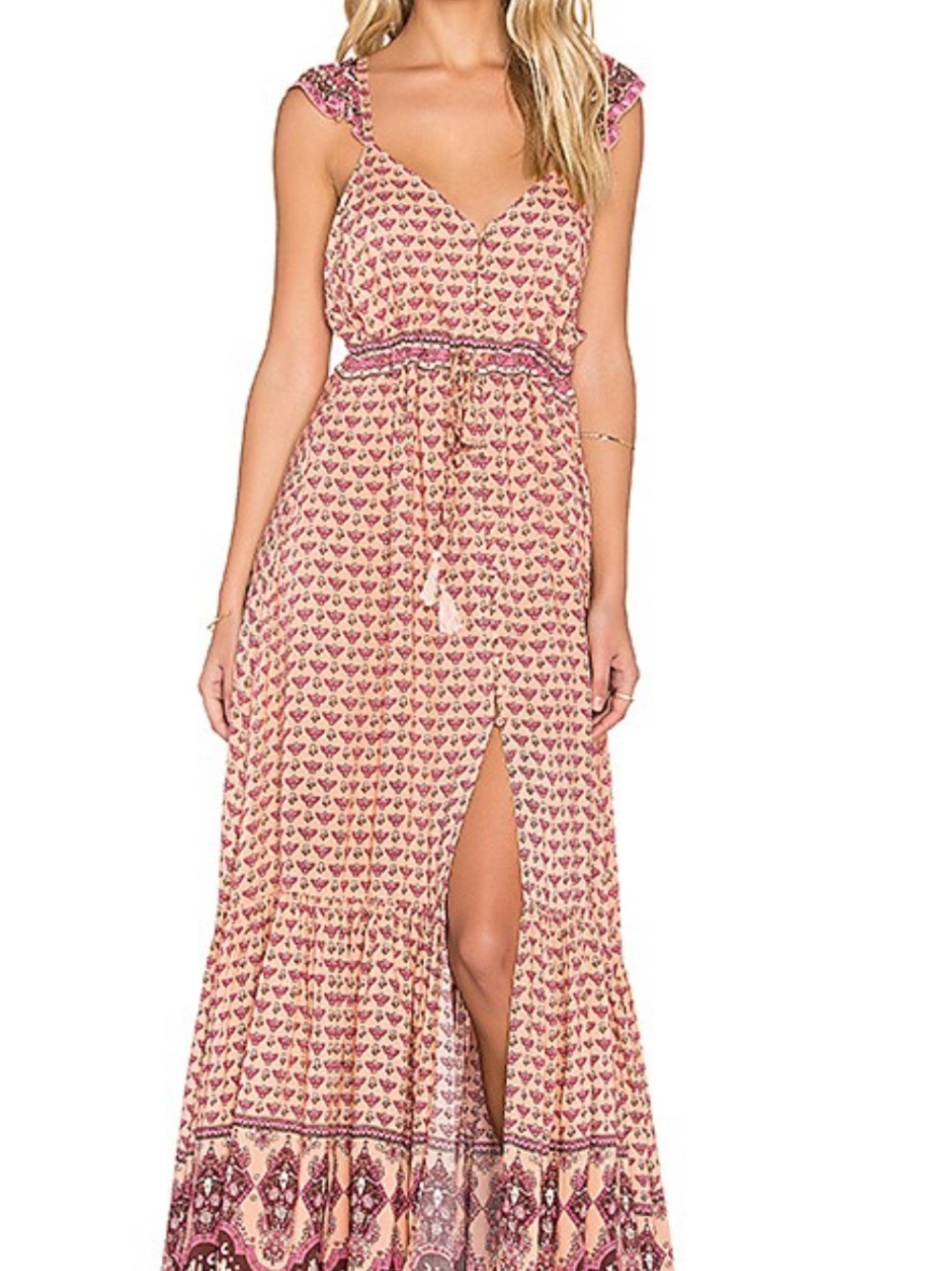 Spell Frill Sunset Road Patterned Maxi Dress - Picture 11 of 12